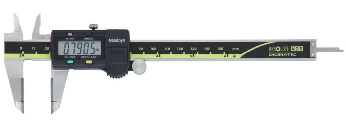 Mitutoyo ABSOLUTE AOS Digimatic keményfém betétes digitális tolómérő, 0-6", 0.0005" (0.01 mm) (500-174-30) termék fő termékképe