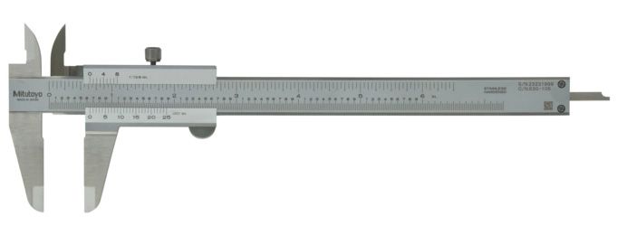 Mitutoyo Nóniuszos tolómérő, 0-150 mm (0-6"), 0.05 mm (1/128") (530-105) termék fő termékképe
