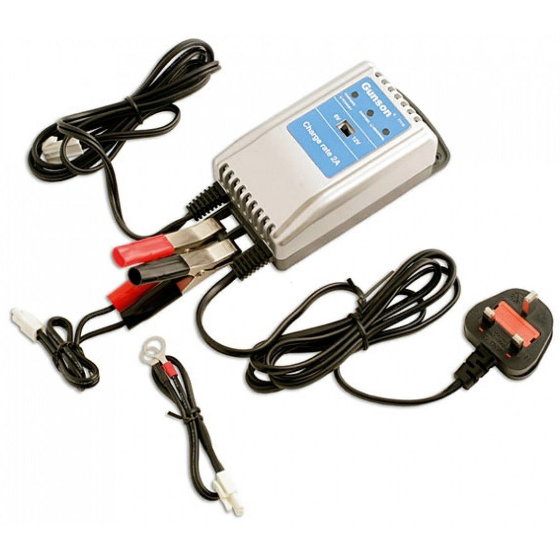 Gunson GUN-77115 full automata akkumulátor töltő 6/12V, 2A termék fő termékképe