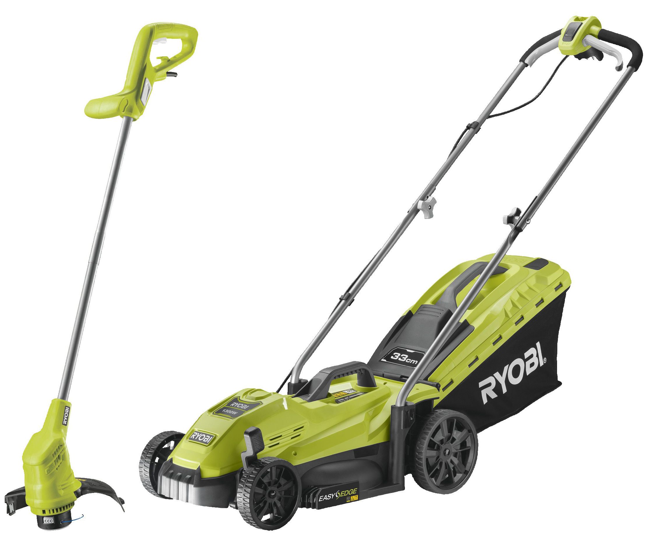 Ryobi RLM3313ALT2925 elektromos fűnyíró + szegélynyíró szett termék fő termékképe